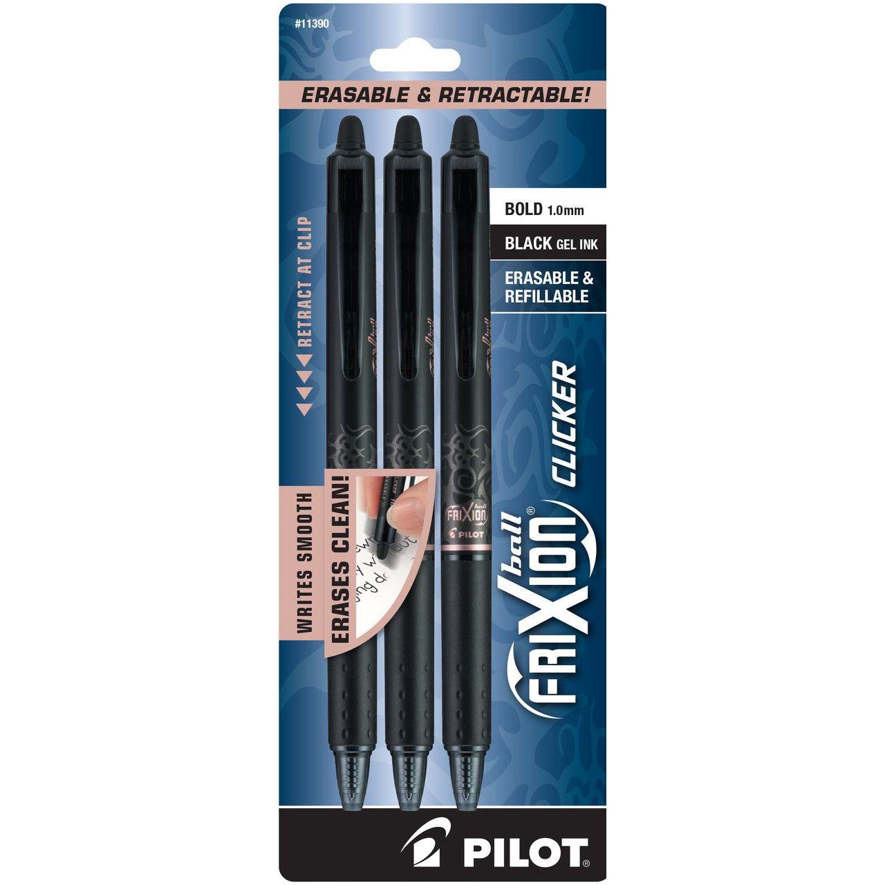FRIXION BOLD CLICKER ERASE BLACK PQ.3