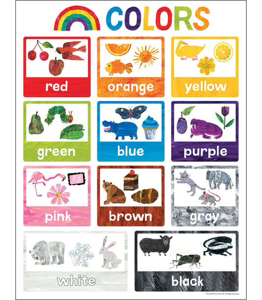 World of Eric Carle Colors Chart | Grade PK-2