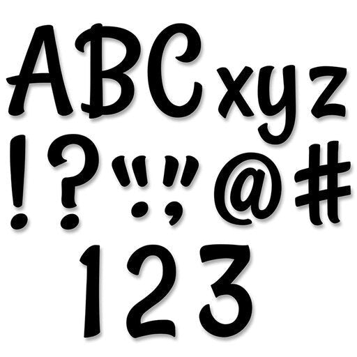 STYLISH BLACK DESIGNER LETTERS