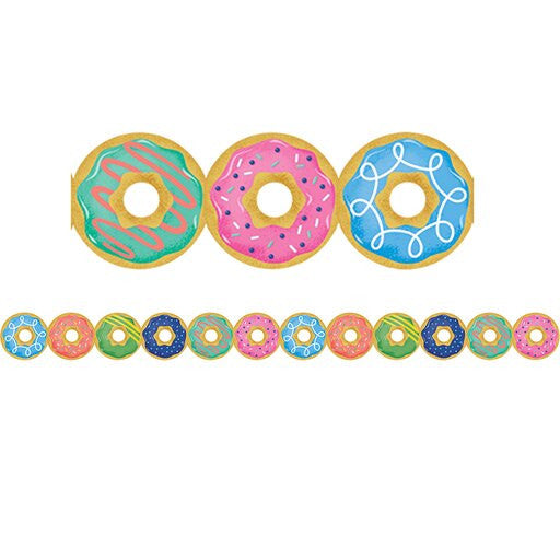 MID-CENTURY MOD DONUTS BORDER