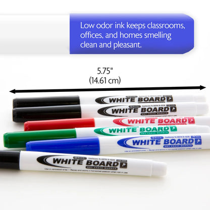 Dry Erase Markers Asst | Fine | pqt 4