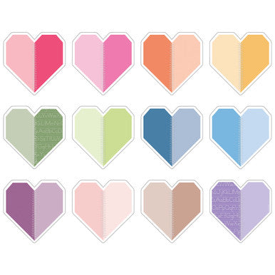 CRAFTY COOL HANDMADE HEART CUT OUT 36 PCS