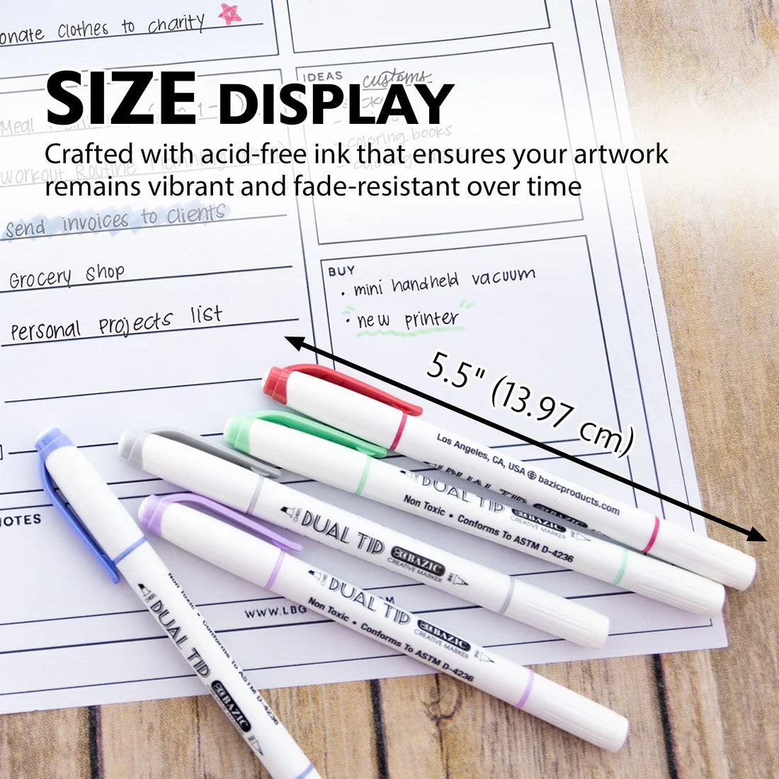 Dual Tip Creative Markers | Asst | pqt 12