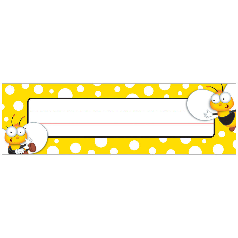 Buzz–Worthy Bees Name Plates |  36 desk nameplates