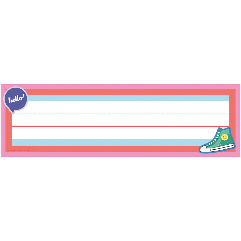 WE STICK TOGETHER NAME PLATES 36PCS