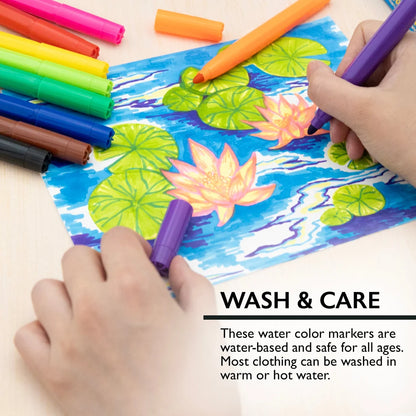 Washable Markers Broad Line Jumbo | 10 Colors