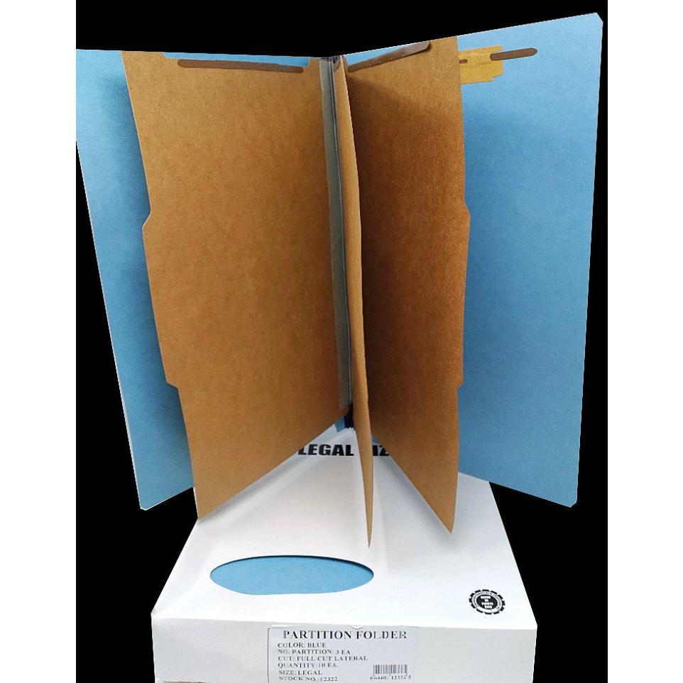 3 PARTITION FOLDER LATERAL BLUE LEGAL BOX/10 – JA Riollano Co, Inc ...