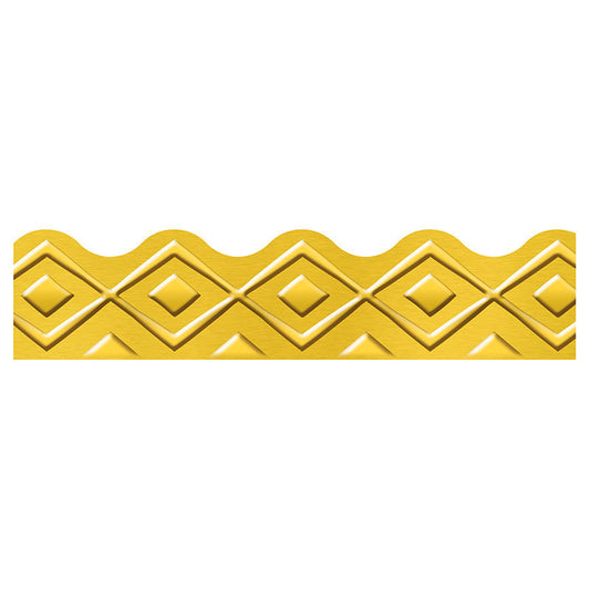 I LOVE METAL GOLDEN LINES BORDER