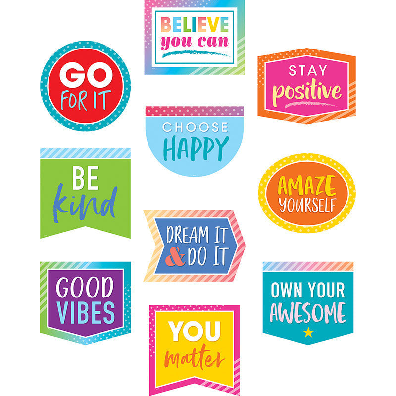 COLORFUL VIBES POSITIVE ACCENTS