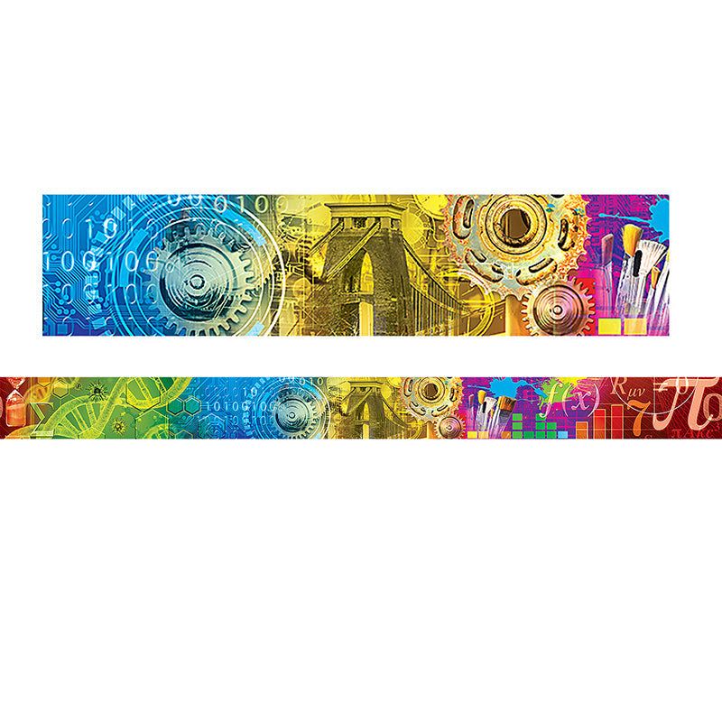 STEAM STRAIGHT BORDER – JA Riollano Co, Inc. School I Office I Crafts I ...