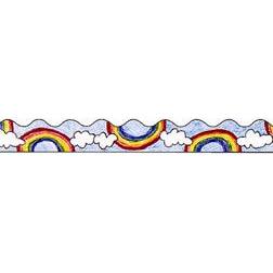 RAINBOW BORDER SCALLOPED