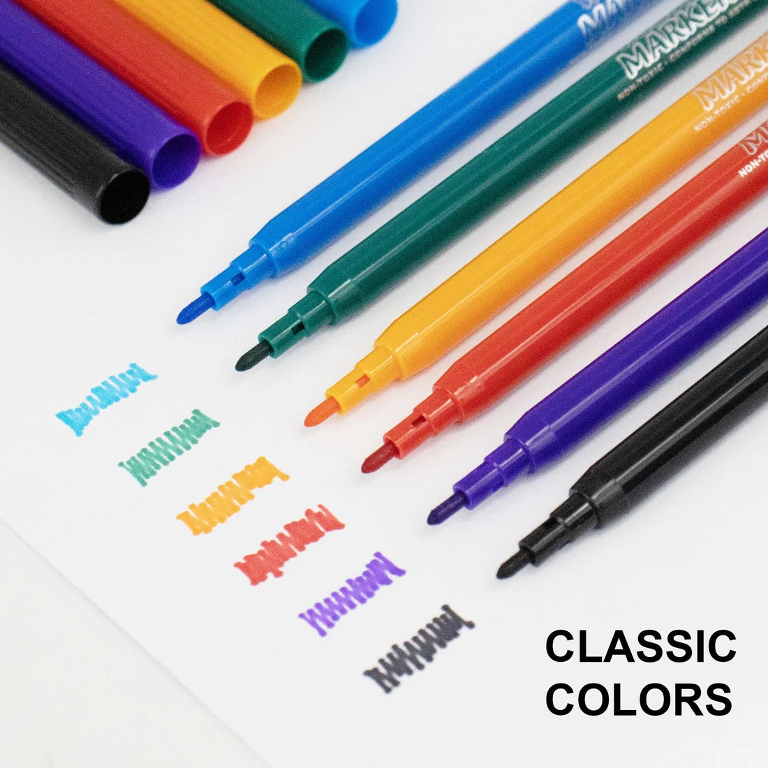 20 Colors Fine Line Washable Markers
