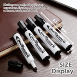 Dry Erase Markers Black Chisel PQT.12