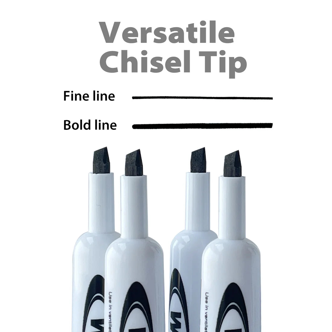 Dry Erase Markers Black Chisel PQT.12
