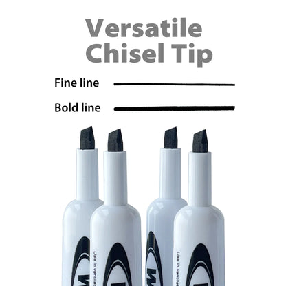 Dry Erase Markers Black Chisel PQT.12