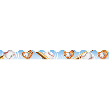 BORDER SCALLOPED BASEBALL