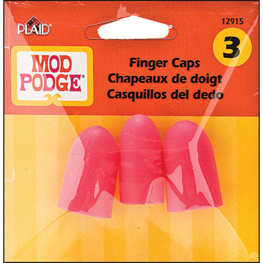 Plaid Mod Podge Finger Caps | 3Pkg