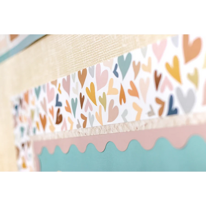 Light Mauve Scalloped Border Trim