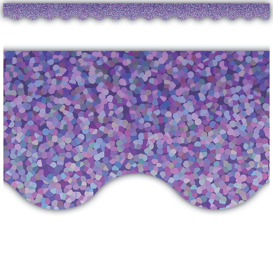 PURPLE SPARKLE BORDER