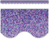 PURPLE SPARKLE BORDER