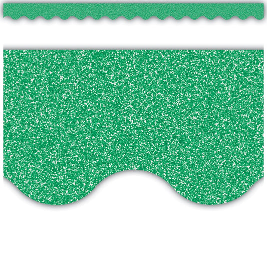 GREEN GLITZ BORDER
