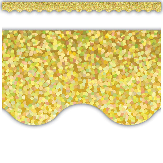 YELLOW SPARKLE BORDER