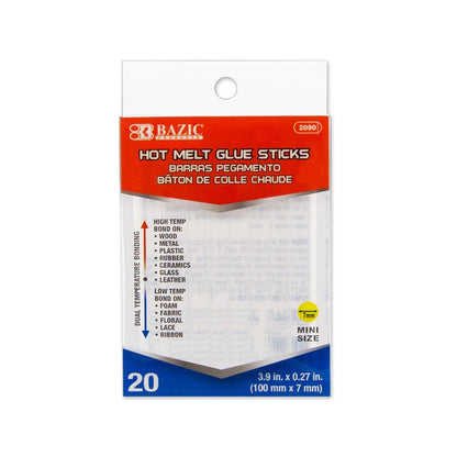 Dual Temperature Mini Hot Melt Glue Sticks PQ.20 - JA Riollano