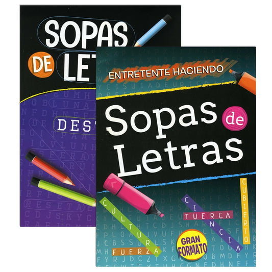 Sopas de Letras Gran Formato
