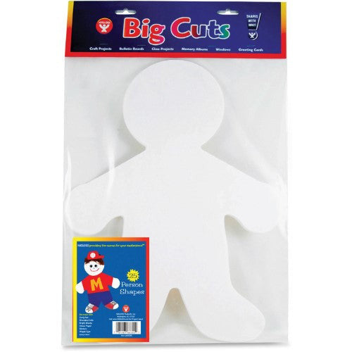 PEOPLE WHITE CUT-OUT