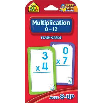 MUTIPLICATION 0-12 FLASH CARDS
