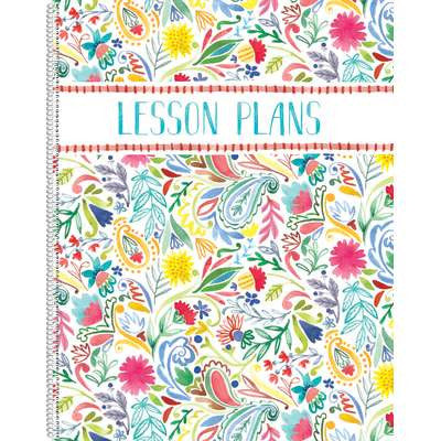 FESTIVE FLORAL LESSON PLAN BOOK