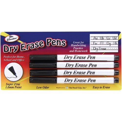 DRY ERASER PENS PQT.4