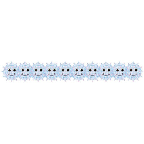 HAPPY SNOWFLAKES DIE CUT BORDER