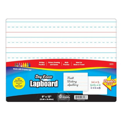 Double Slided Dry Erase Lap Boad 9" X 12" - JA Riollano
