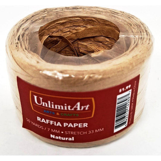 PAPER RAFFIA ROLL NATURAL