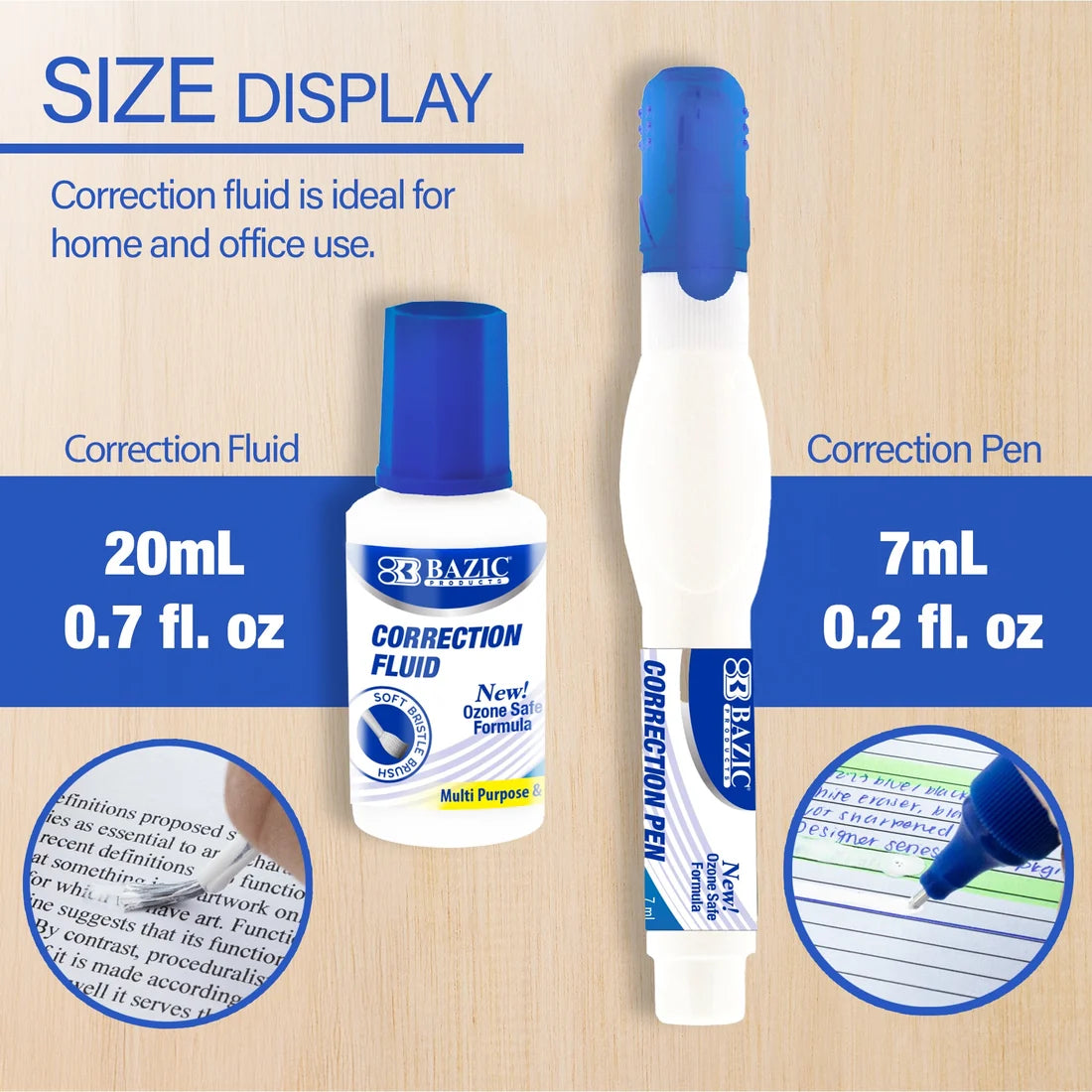 Metal Tip Correction Pen & Correction Fluid PQ.2