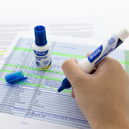 Metal Tip Correction Pen & Correction Fluid PQ.2