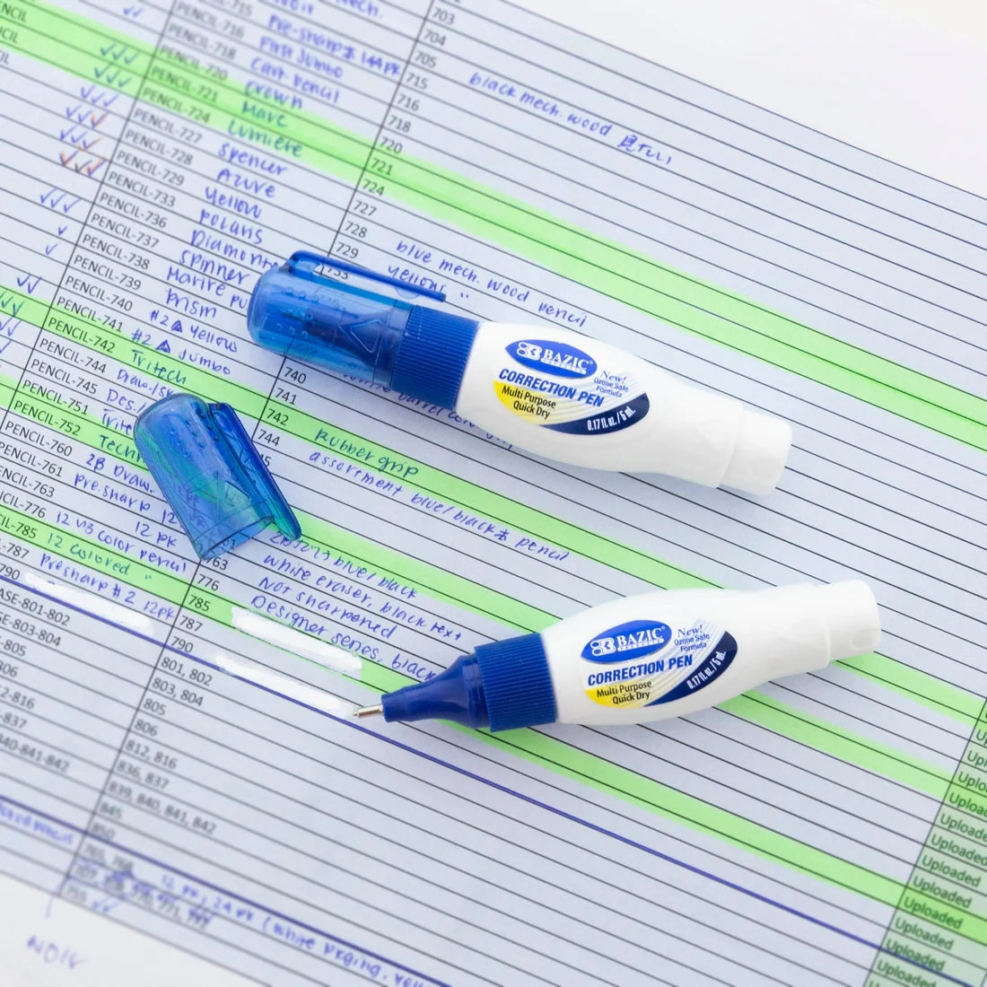 Metal Tip Mini Correction Pen White PQ.2