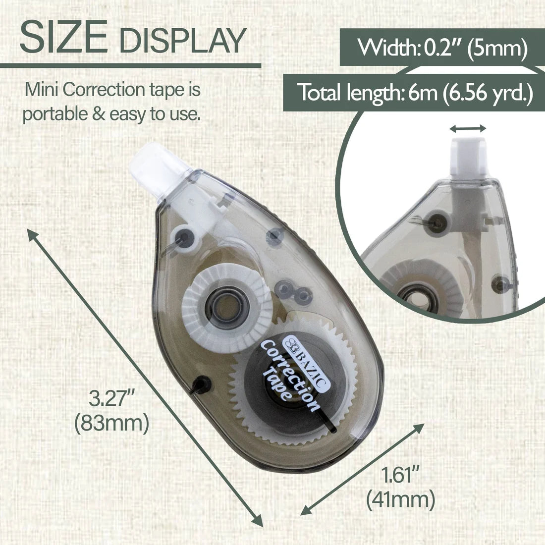 Correction Tape 5mm X 236"