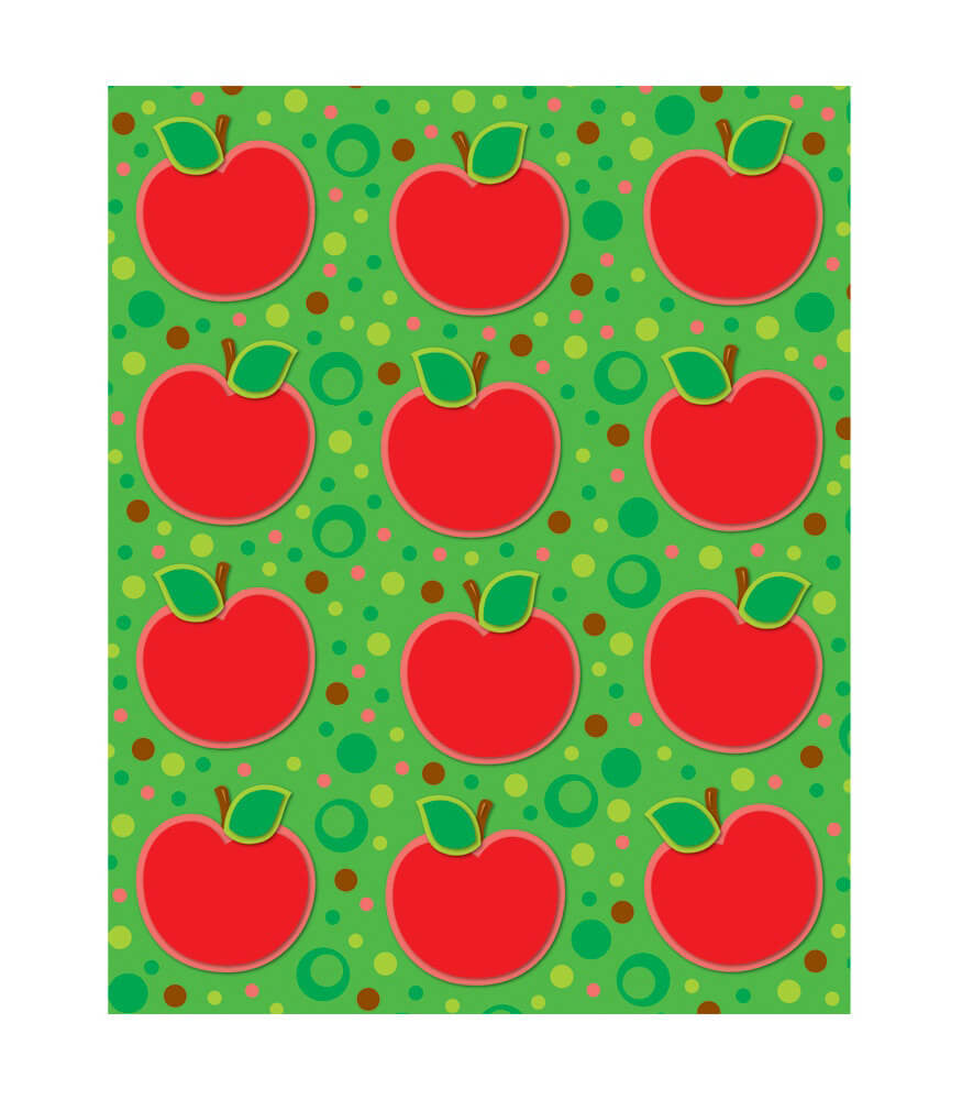 Apples Shape Stickers |  72 stickers