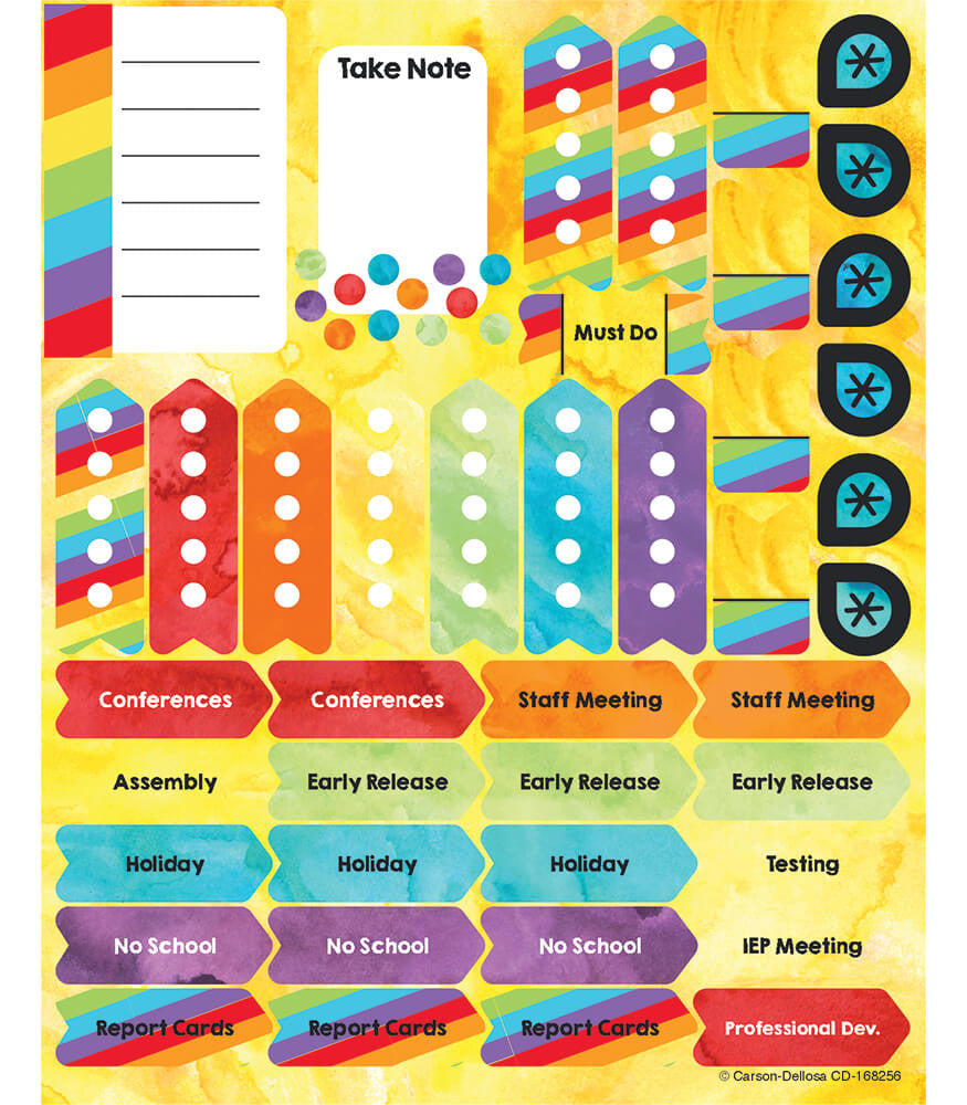 Celebrate Laerning Planner Accents | Stickers Pack