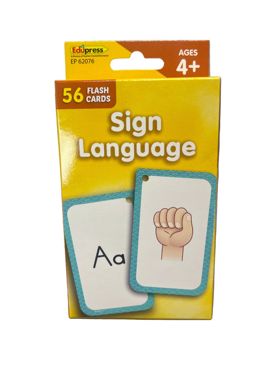 SIGN LANGUAGE FLASH CARDS
