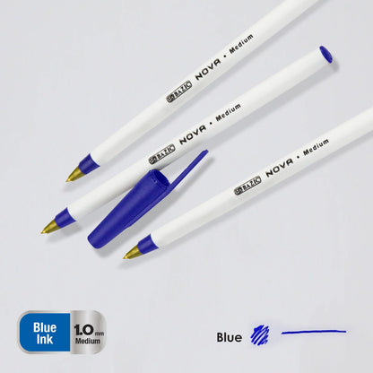 NOVA BLUE COLOR STICK PEN 12/BOX