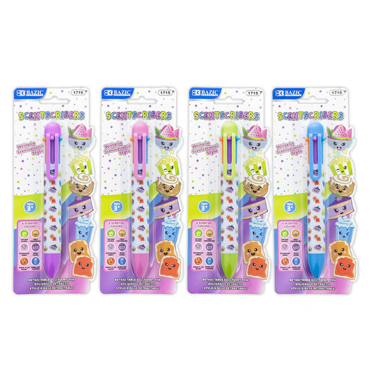 BAZIC Scentscribers Scented 6-Color Pen