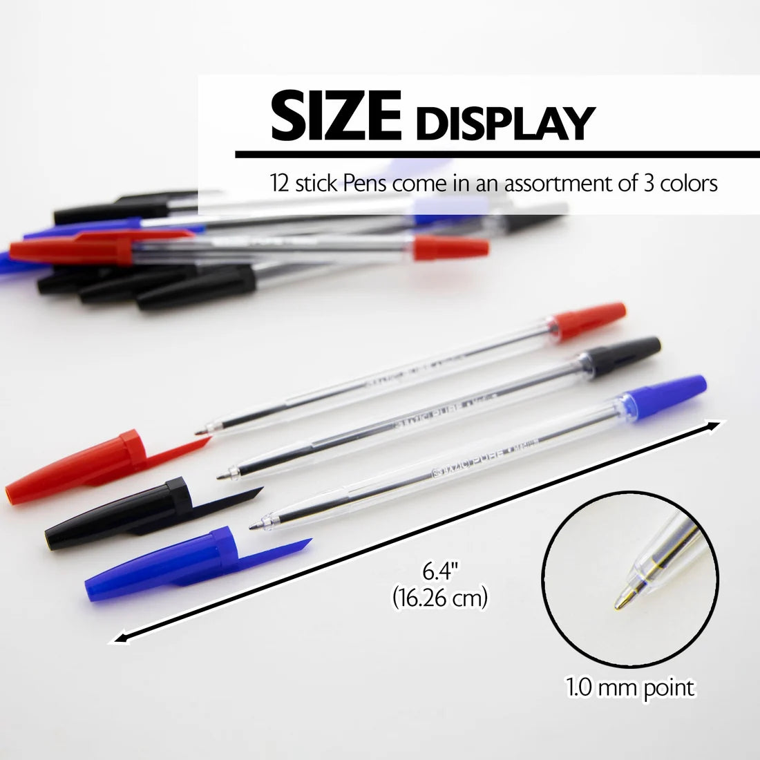 Pure Ballpoint Asst Color Medium PQ.12