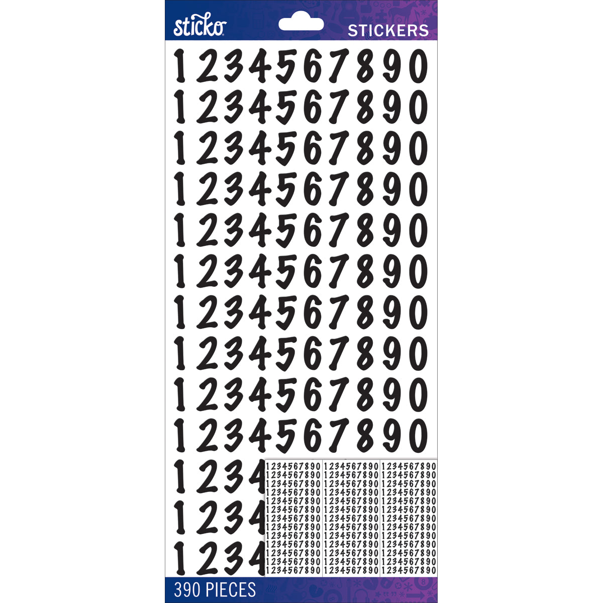 Black Dot | Sticko Numbers