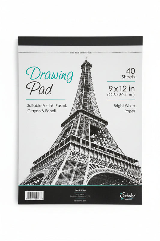 Drawing Pad 9" x 12" 40 Sheets