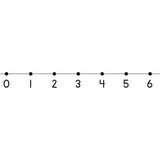 0-20 NUMBER LINE - TRADITIONAL DESK TAPE