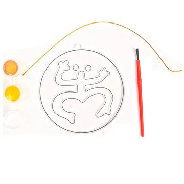 SUNCATCHER PAINTING KIT WITH 3 PAINT COQUI TAINO