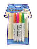 FABRIC MARKER ASST 4 PC